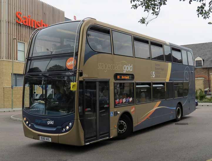 Stagecoach Oxford Gold Scania N230UD ADL Enviro400 15756